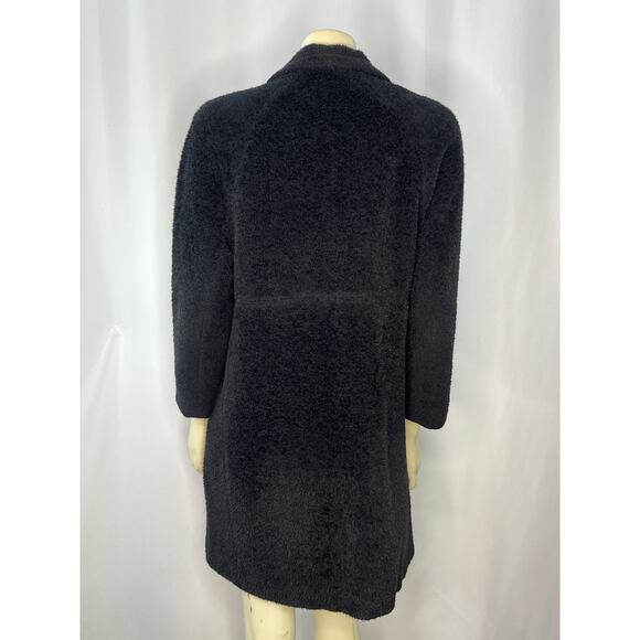 Vintage Studio By Searle Alpaca Coat in Black size medium - Picture 8 of 12